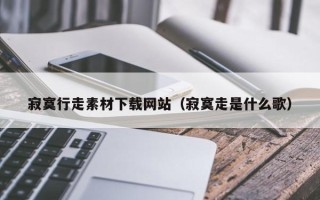 湛江寂寞行走素材下载网站（寂寞走是什么歌）